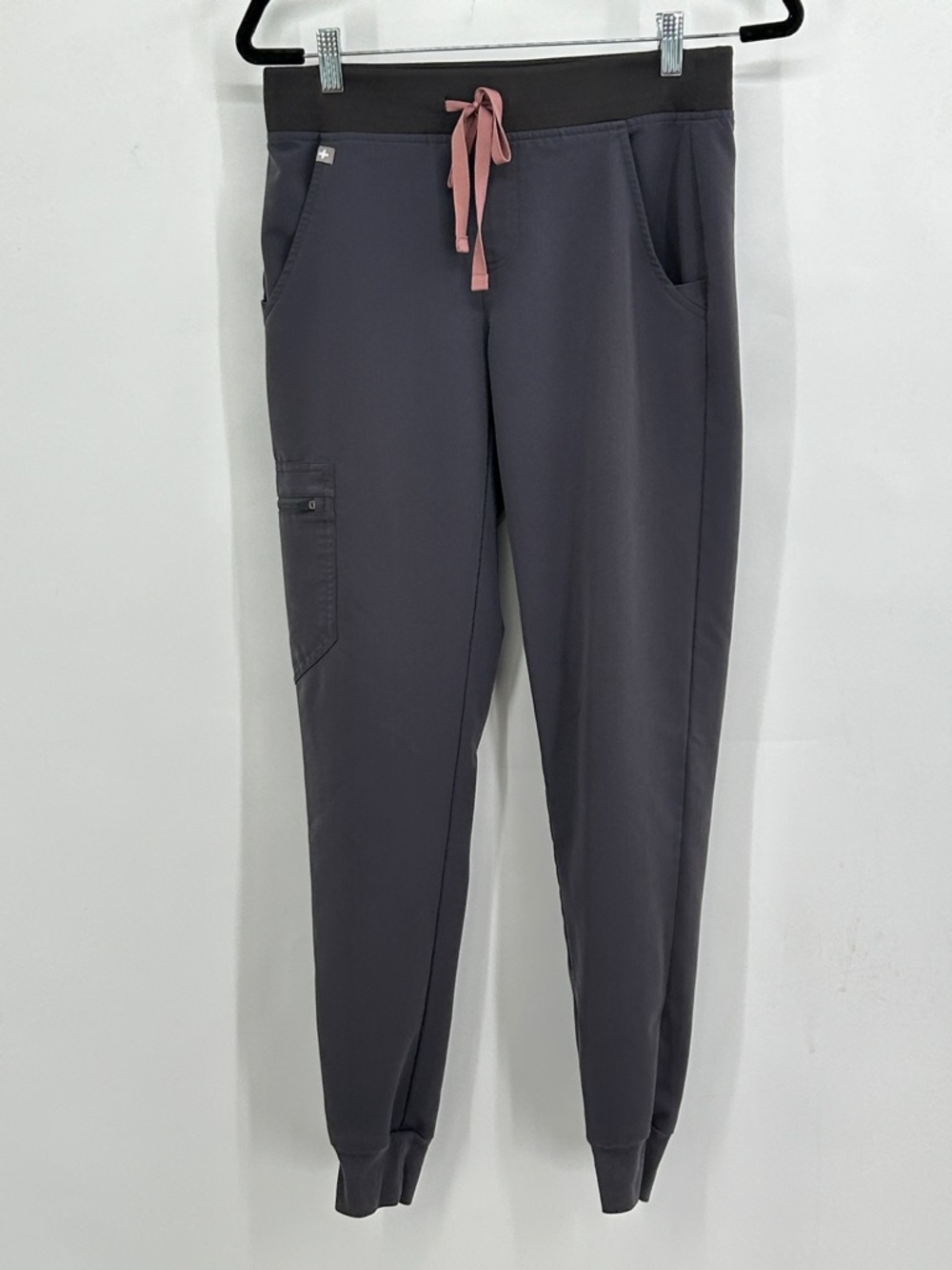FIGS Zamora Jogger Scrub Pants Dark Grey Size XS
